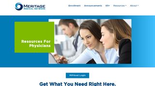
                            2. Resources For Physicians | Meritage Medical Network - Meritage Provider Portal
