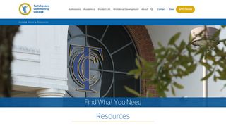 
                            5. Resources - Tallahassee Community College