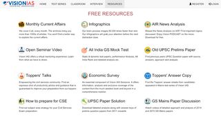 Resources - VisionIAS - Vision Ias Test Series Portal