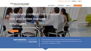 
                            2. Resourcing Edge: Home Page - Resourcing Edge Employee Portal