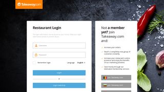 
                            9. Restaurant Login - Takeaway.com - Lieferheld Restaurant Portal Portal