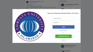 
                            6. Result Declared: ​https://cuonline.ciitvehari.edu.pk:8091 ... - Ciit Vehari Student Portal Vehari