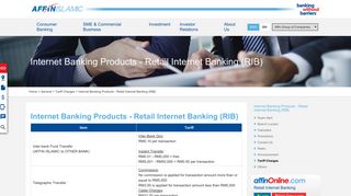 
                            5. Retail Internet Banking - Affin Islamic Bank Berhad - Affin Bank Login Internet