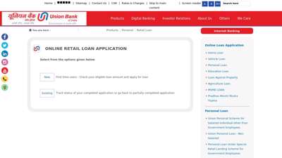 
                            6. Retail Loan Union Bank of India
