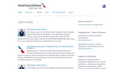 Retiree Site - American Airlines