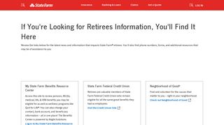 Retirees Information - State Farm® - State Farm Employee 401k Portal