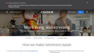 
                            8. Retirement | Online Investing | Chase.com - Chase Bank - Jpmorgan Retire Online 401k Portal