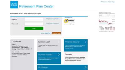 
                            2. Retirement Plan Center - Login