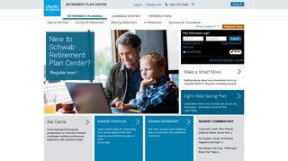 
                            4. Retirement Plan Center - Schwabplan.com
