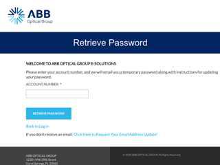 Retrieve Password  ABB OPTICAL GROUP