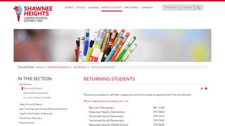 
                            7. Returning Students - USD 450 - Usd 450 Powerschool Portal