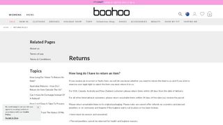 
                            2. Returns Policy at boohoo.com - Boohoo Returns Portal
