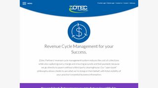
                            7. Revenue Cycle Management | Zotec Partners, LLC - Zotec Portal