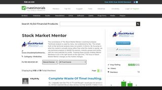 
                            2. Reviews of Stock Market Mentor at Investimonials - Stockmarketmentor Members Portal