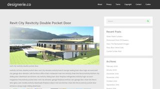 
Revit City Revitcity Double Pocket Door – designerie.co  
