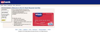 
Rewards Card - Welcome to the U.S. Bank Rewards Card Site  
