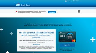 
Rewards Credit Card - Citi Rewards+ Card - Citi.com  
