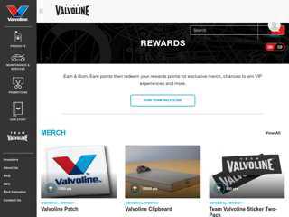 
Rewards | Team Valvoline
