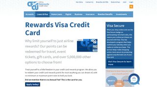 
                            1. Rewards Visa Credit Card - CFCU Community Credit Union - Tompkins Credit Card Portal