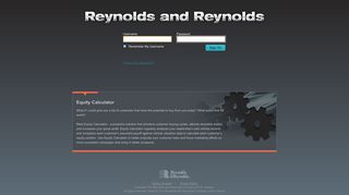 
Reynolds and Reynolds: Login
