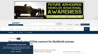 
                            7. Rheinmetall wins €100m contract for SkyShield systems - Skyshield Portal