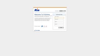 
                            6. Ria - FxOnline Login - Ria Money Transfer Online Portal