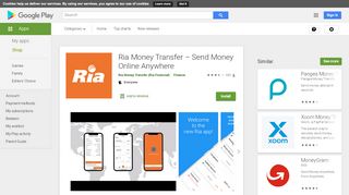
                            8. Ria Money Transfer – Send Money Online Anywhere - Apps ... - Ria Money Transfer Online Portal