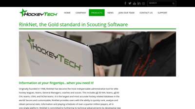 RinkNet, the Gold standard in Scouting Software – HockeyTech