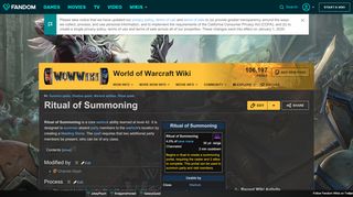
                            4. Ritual of Summoning | WoWWiki | FANDOM powered by Wikia - Warlock Summoning Portal