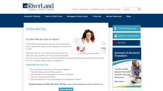 
                            3. RiverLand Federal Credit Union Online Bill Pay - RiverLand ... - Riverland Credit Union Portal