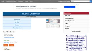 
                            5. Riverset Credit Union - Pittsburgh, PA at 53 South 10th Street - Riverset Credit Union Portal
