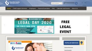 
                            1. Riverside County Department of Child Support Services - Riverside County Child Support Portal
