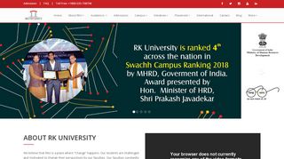 
                            3. RK University | RK University, First Private University in ... - Rku Internet Login