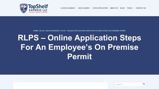 
                            5. RLPS – Online Application steps for an Employee's On ... - Https Rlps Abc Tn Gov Citizenaccess Portal Aspx