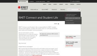 
                            3. RMIT Connect and Student Life - RMIT University - Rmit Connect Portal