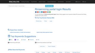 
                            2. Rmservicing portal login Results For Websites Listing - SiteLinks.Info - Rmservicing Portal Login