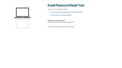 Road Runner® Password Reset Tool