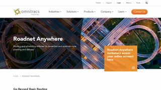 Roadnet Anywhere | Omnitracs - Roadnet Login