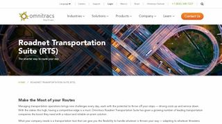 Roadnet Transportation Suite (RTS) | Omnitracs - Roadnet Login