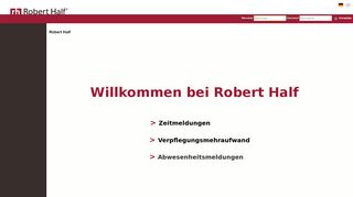 
                            1. Robert Half - Robert Half Online Portal