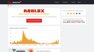 
                            5. Roblox down? Current outages and problems | Downdetector - Roadblocks Sign In