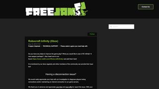 
                            5. Robocraft Infinity (Xbox) – Freejam Helpdesk
