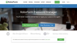 
                            2. RoboForm: Manage your passwords with ease and security