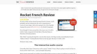 
                            6. Rocket French Review - Is it any good? - The French Experiment