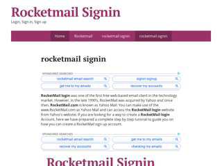 
                            4. Rocketmail Signin - Login, Sign in, Sign up
