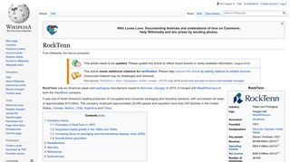 RockTenn - Wikipedia - Rocktenn Employee Portal