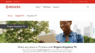 
                            1. Rogers Anyplace TV Stream and record live TV Rogers