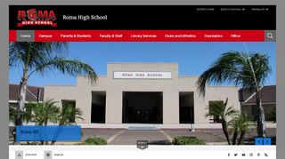 
                            3. Roma High School / Homepage - Roma Independent School District - Roma High School Parent Portal