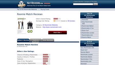 Roomie Match  RoomieMatch.com Review