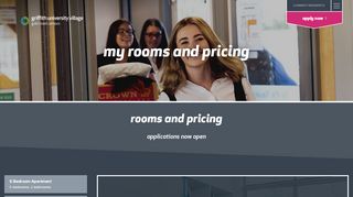 
                            4. Rooms & Pricing – Griffith University Village | My Student Village - Griffith University Village Portal